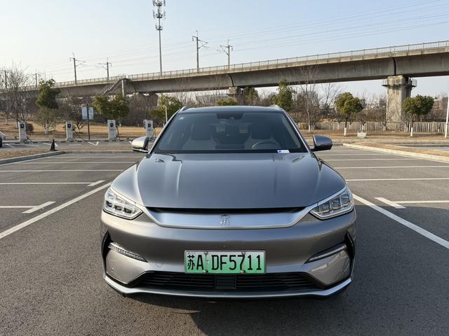 Used Car 2022 BYD Song Plus New Energy EV Flagship Edition 5-Door 5-Seat Compact SUV with Panoramic Sunroof Good Condition